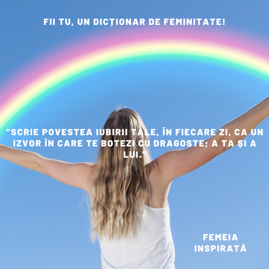 Fii tu un dictionar de feminitate scriitoare, coach, astrolog MARIA SARBU